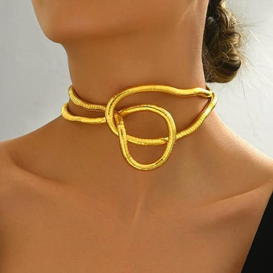 Multi-Styling Bendable Gold Necklace